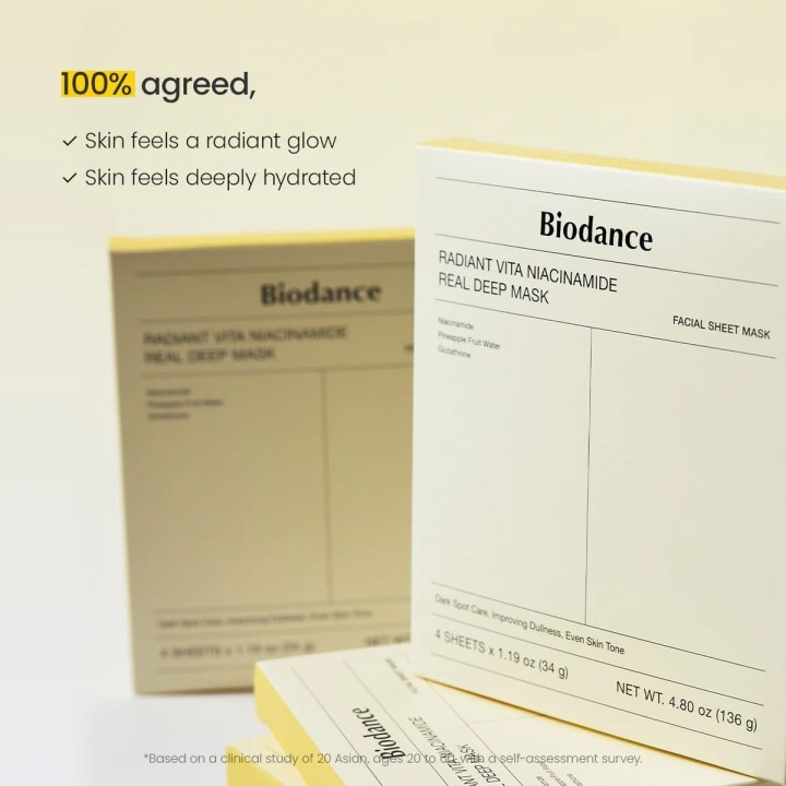 Radiant Vita Niacinamide Real Deep Mask | Biodance