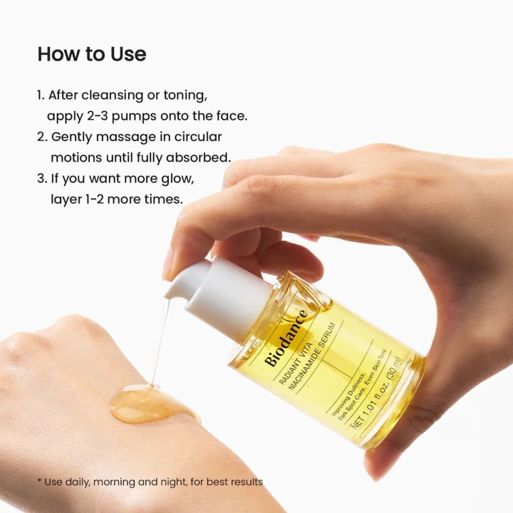 Radiant Vita Niacinamide Serum | Sérum Éclat Biodance