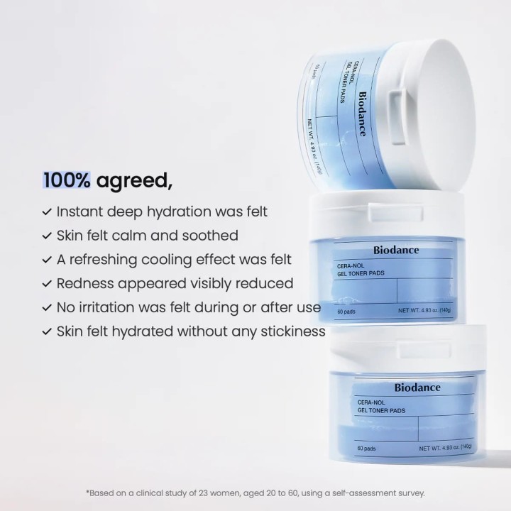 Cera-Nol Gel Toner Pads | Biodance