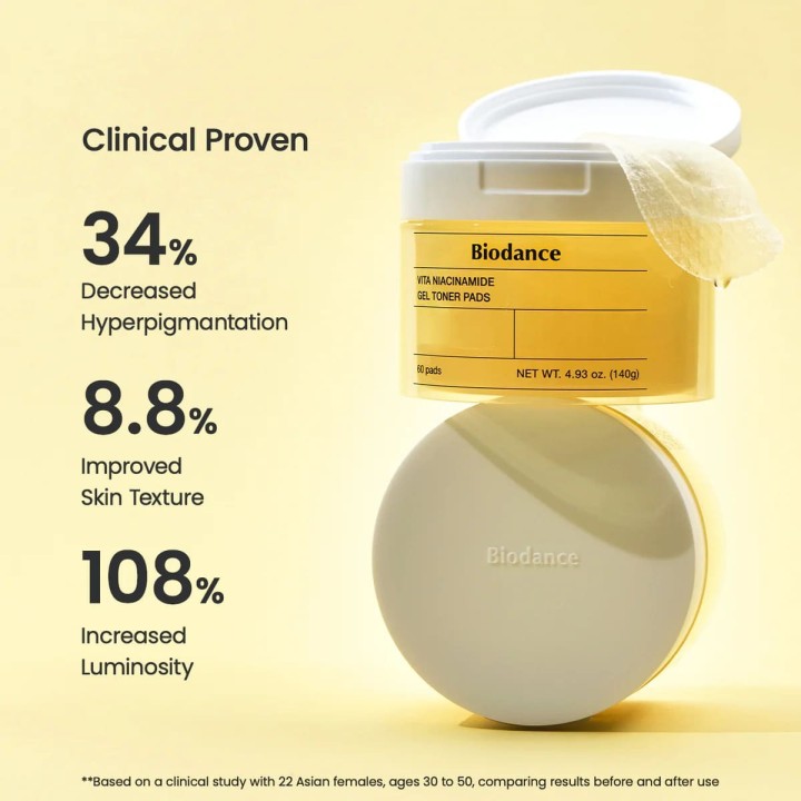 Vita Niacinamide Gel Toner Pads | Biodance