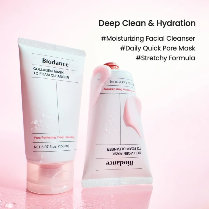 Collagen Mask to Foam Cleanser | Biodance