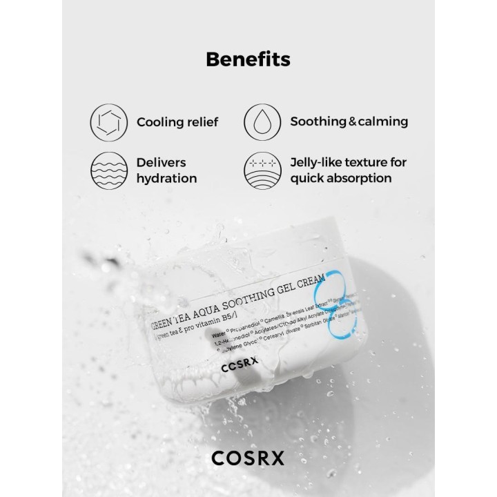 Hydrium Green Tea Aqua Soothing Gel-Creme COSRX
