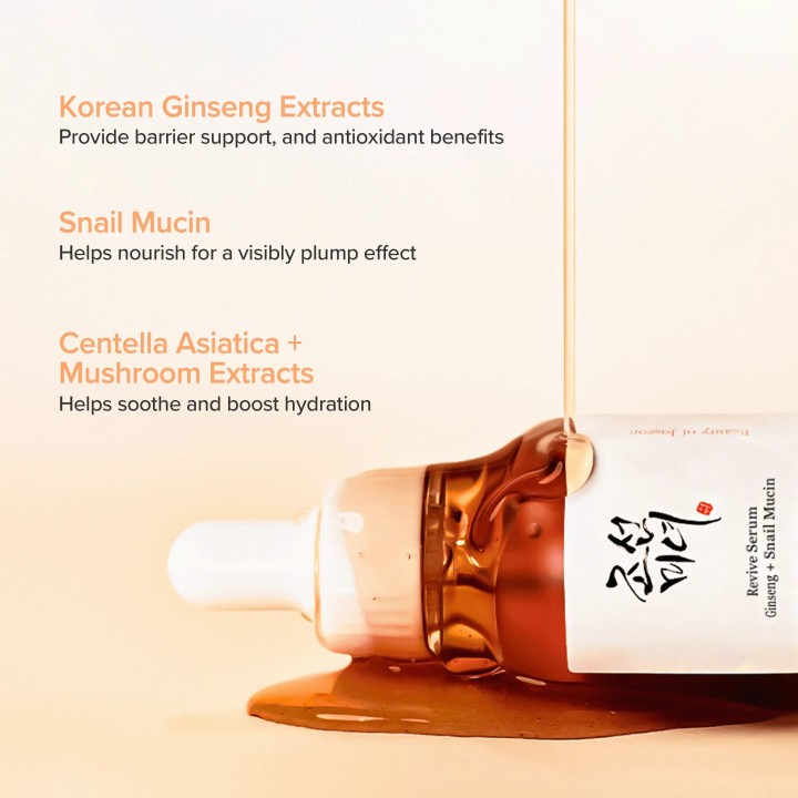 Revive Serum Ginseng Snail Mucin | Beauty of Joseon
