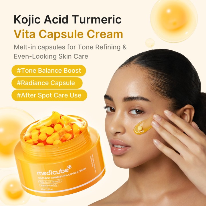 MEDICUBE Kojic Acid Turmeric Vita Capsule Crème | K-Star