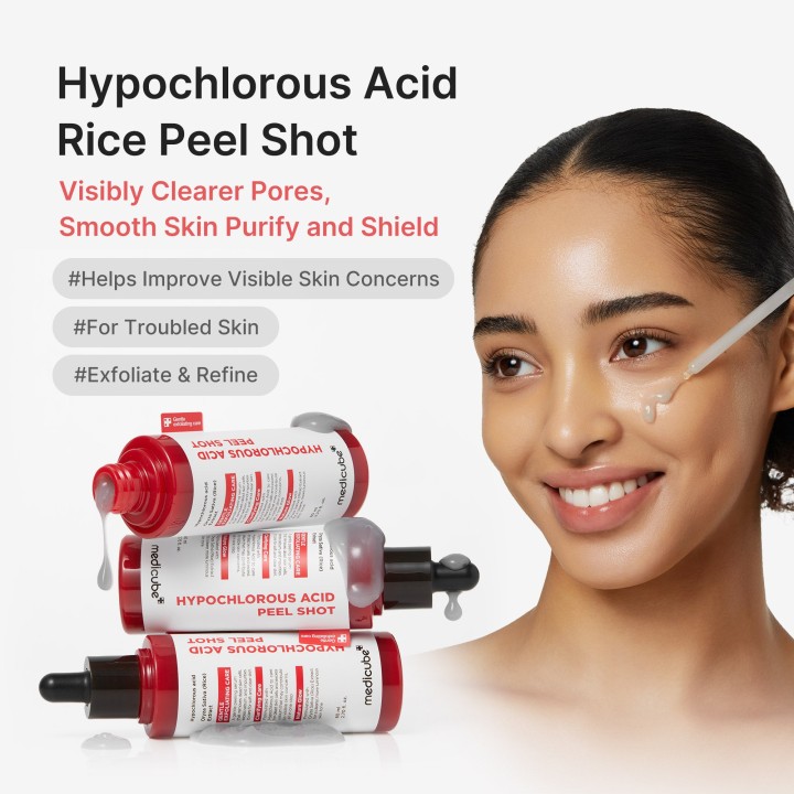 MEDICUBE Hypochlorous Acid Rice Peel Shot | K-Star