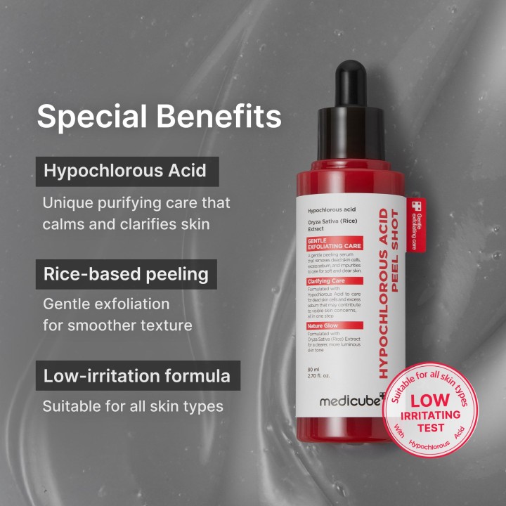 MEDICUBE Hypochlorous Acid Rice Peel Shot | K-Star
