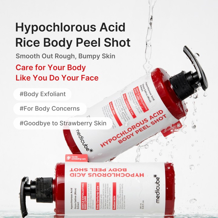 MEDICUBE Hypochlorous Acid Rice Body Peel Shot | K-Star