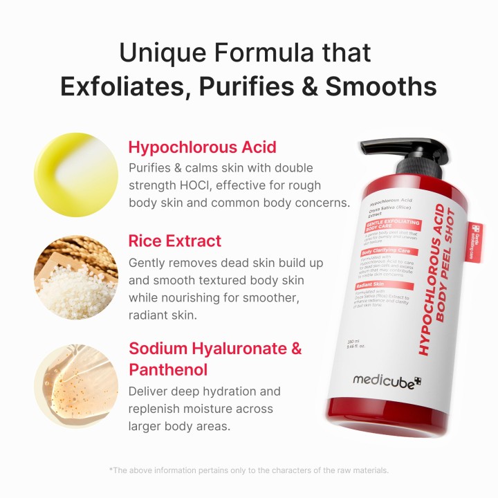 MEDICUBE Hypochlorous Acid Rice Body Peel Shot | K-Star