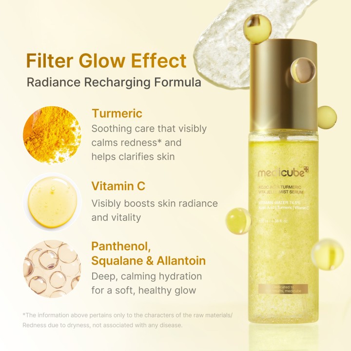 MEDICUBE Vitamin Gold Gelée Brume Sérum | K-Star