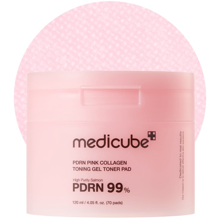 MEDICUBE PDRN Pink Collagen Gel Disque Tonique | K-Star