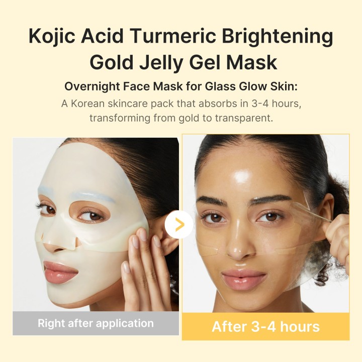 MEDICUBE Kojic Acid Turmeric Gold Gel Masque | K-Star