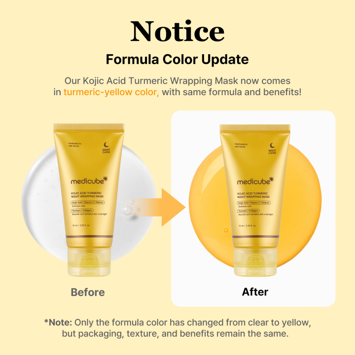 MEDICUBE Kojic Acid Turmeric Overnight Masque | K-Star