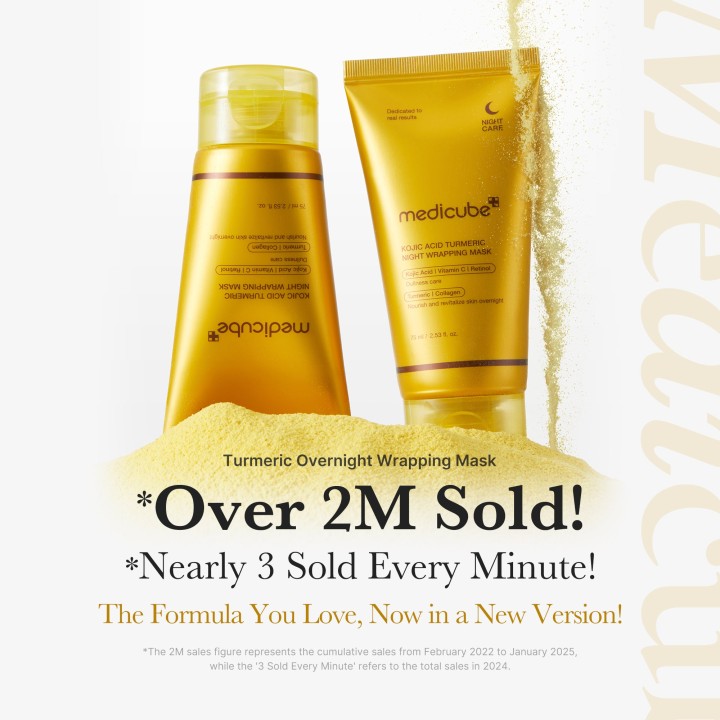 MEDICUBE Kojic Acid Turmeric Overnight Masque | K-Star