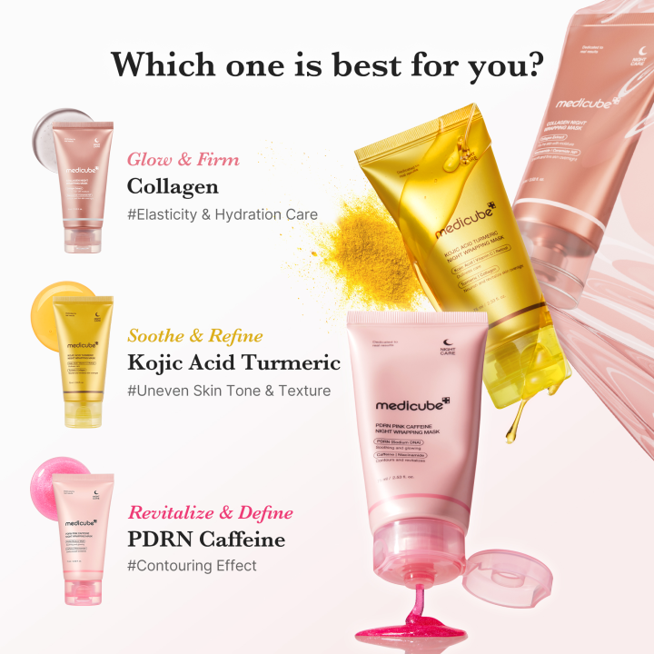 MEDICUBE Kojic Acid Turmeric Overnight Masque | K-Star