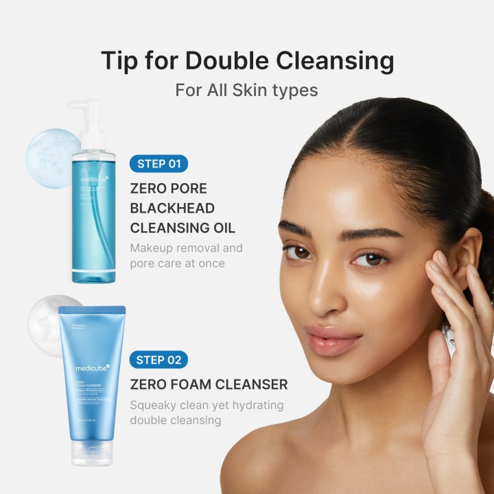 MEDICUBE Zero Pore Blackhead Huile Démaquillante | K-Star