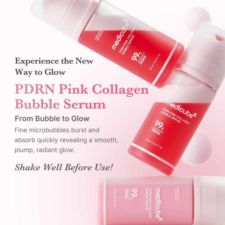 MEDICUBE PDRN Pink Collagen Bubble Sérum | K-Star