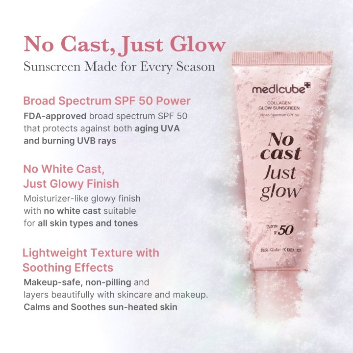 MEDICUBE No Cast Just Glow Écran Solaire | K-Star