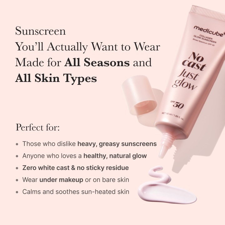 MEDICUBE No Cast Just Glow Écran Solaire | K-Star