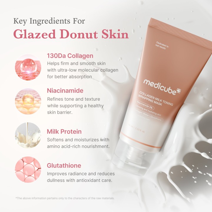 MEDICUBE Collagen Milky Glow Daytime Masque | K-Star