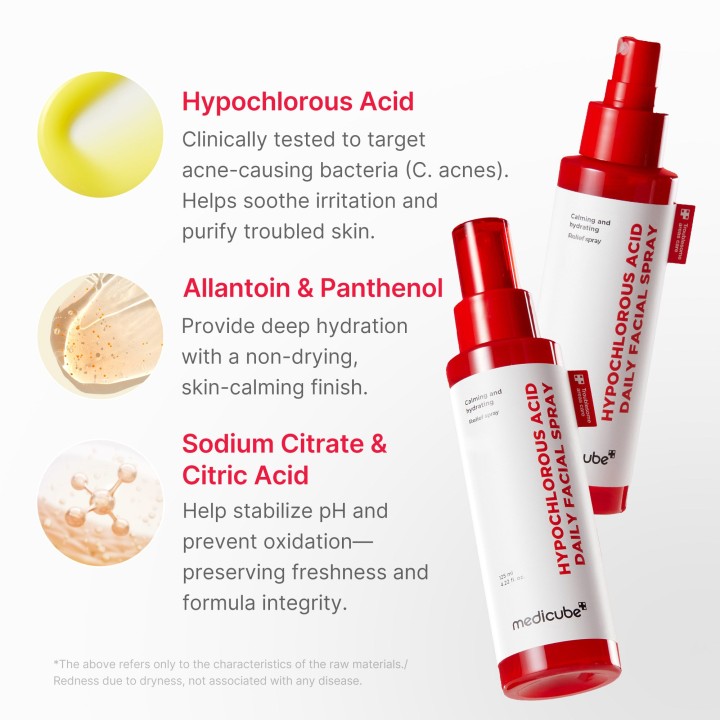 MEDICUBE Hypochlorous Acid Soothing Spray | K-Star
