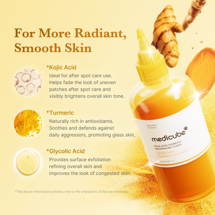 MEDICUBE Kojic Acid Turmeric Tonique | K-Star