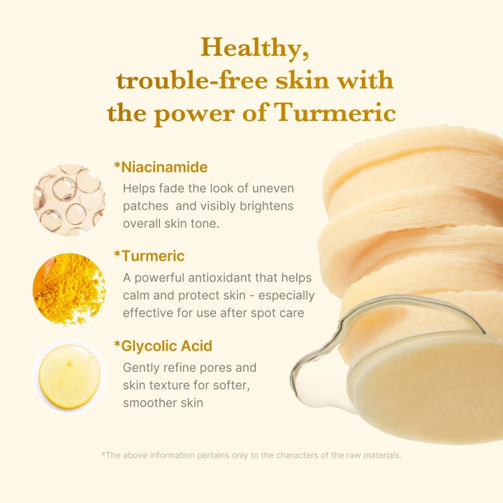MEDICUBE Kojic Acid Turmeric Disque Tonique | K-Star