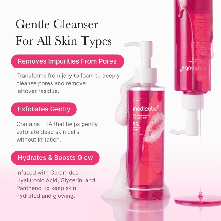 MEDICUBE PDRN Pink Gel Nettoyant | K-Star