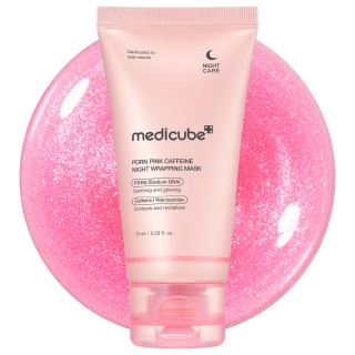 MEDICUBE PDRN Pink Caffeine Overnight Masque | K-Star
