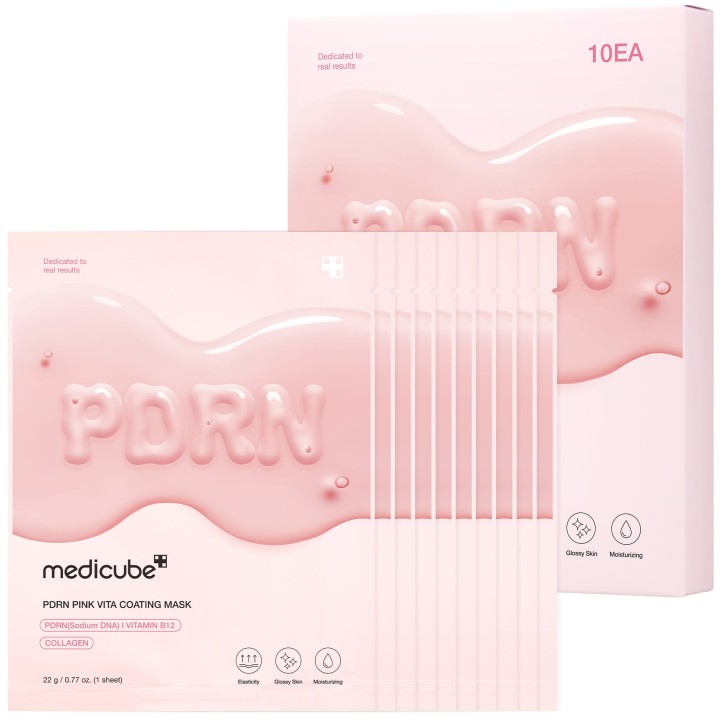 MEDICUBE PDRN Pink Vita Coating Masque Tissu | K-Star
