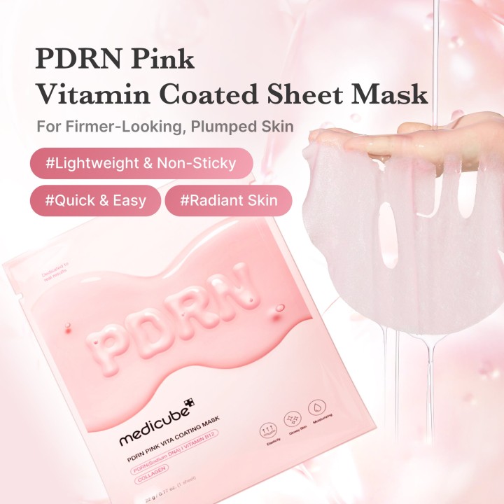 MEDICUBE PDRN Pink Vita Coating Masque Tissu | K-Star