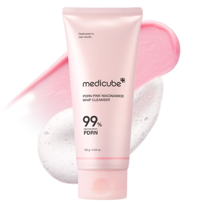 MEDICUBE PDRN Pink Whip Nettoyant | K-Star