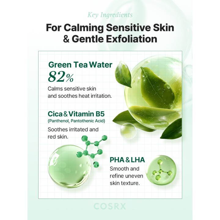 Pads Clear Skin Calming COSRX : apaise et exfolie