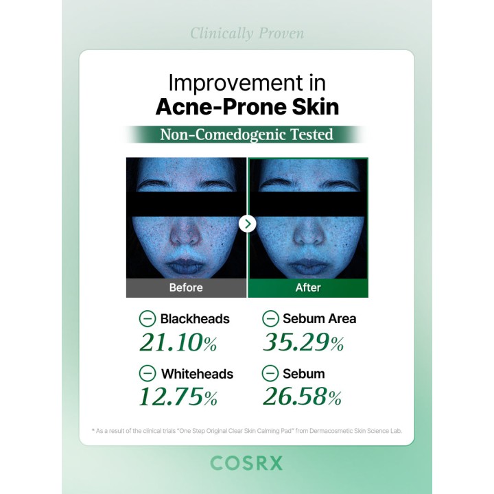Pads Clear Skin Calming COSRX : apaise et exfolie